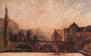 Gustave Courbet Bridge oil painting on canvas